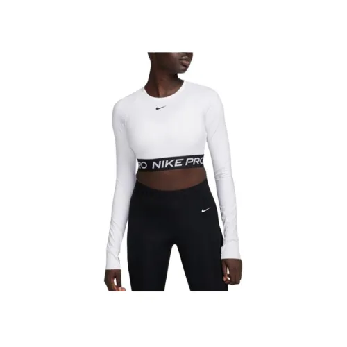 Nike Pro Белый Женские T-рубашки