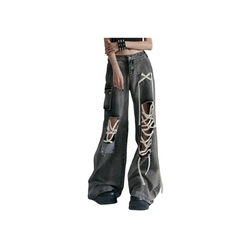 FRQ Черные Унисекс Джинсы