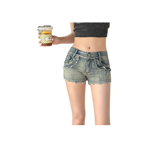 YEARNED Джинсовые шорты Женские Blue