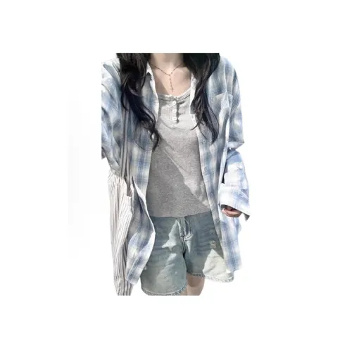 SRCG Синие Женские Рубашки