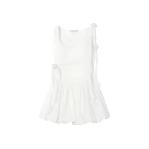 JOSR Белые Женские Платья без Рукавов