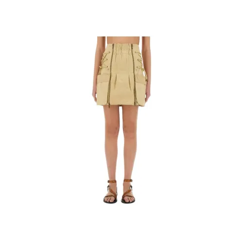 ISABEL MARANT Повседневные короткие юбки Женские Бежевый