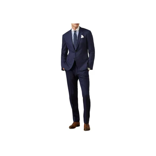 Polo Ralph Lauren FW24 Бизнес-костюм Мужской Яркий Темно-синий