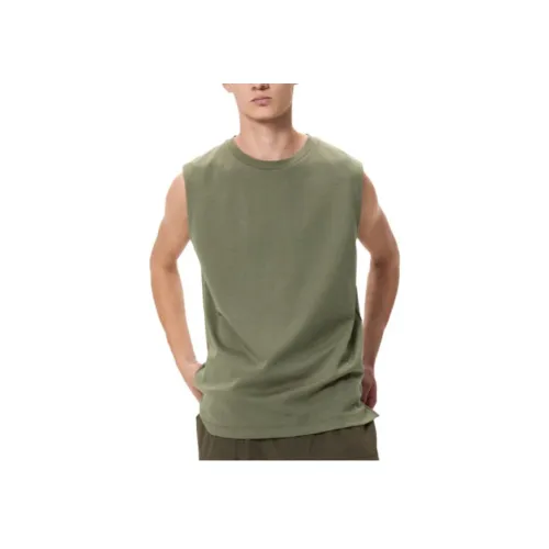 UNIQLO Зеленые Мужские Майки