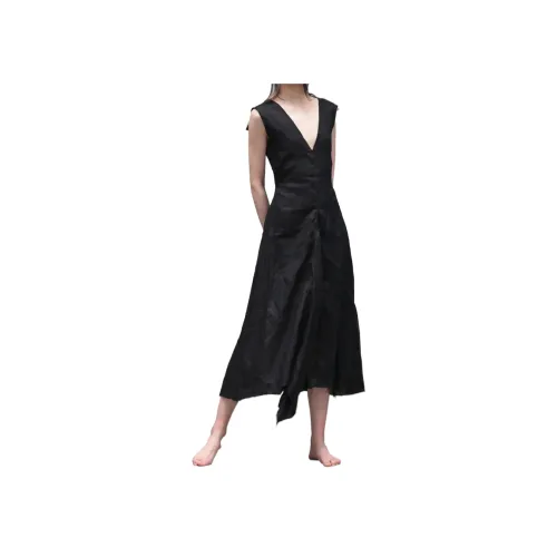 PENGTAI Черное Женское Вечернее Платье