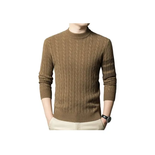 H YXIANG Кашемир Свитер Мужской