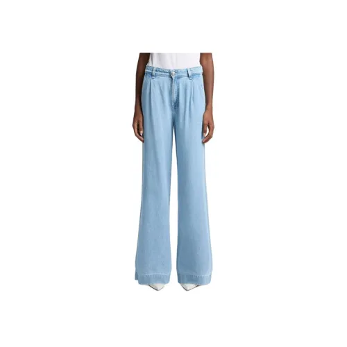 SEVEN FOR ALL MANKIND Светло-синие женские джинсы