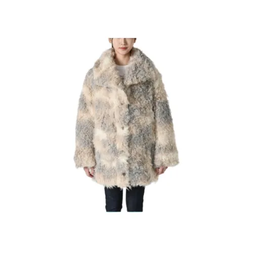 Alexander McQueen Куртки и Пальто Женские Бежевые