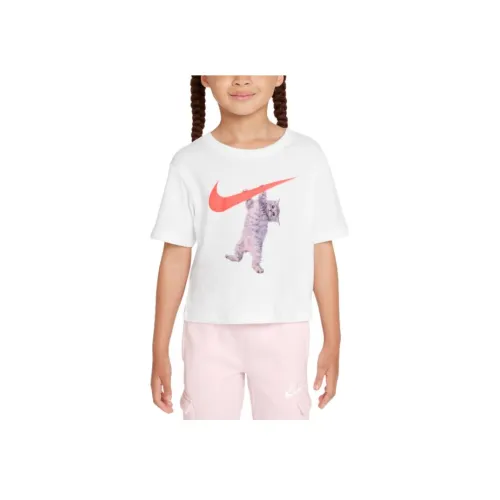 NIKE Белая рубашка для дошкольников Pre School T