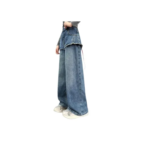 HANSUYI Синие школьные джинсы