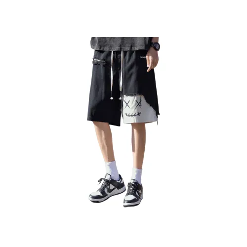 A/2/8/T Черные шорты унисекс повседневные шорты