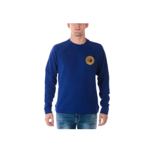 VERSACE COLLECTION Синий Мужской Свитшот