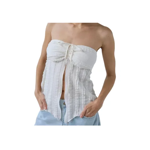 Urban Outfitter Белый Женские Топы без бретелек