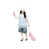 Синий двухкомпонентный комплект + джинсы