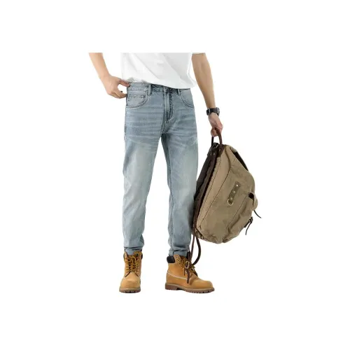 ZENGZHI Джинсы Slim Straight Fit Unisex