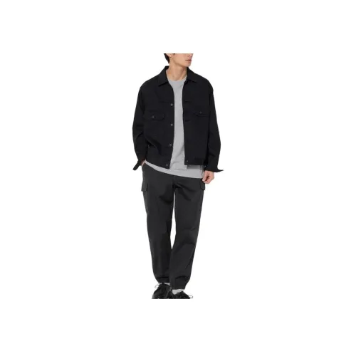 UNIQLO Повседневные брюки Мужские Черные