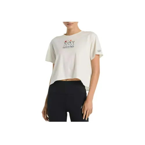 New Balance United Airlines NYC Стандартная T-рубашка Женская Белая