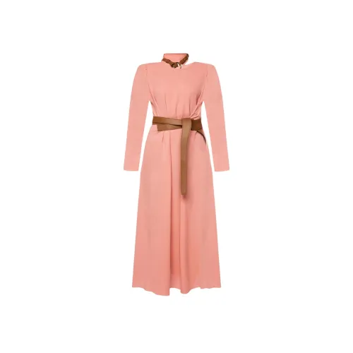 STELLA MCCARTNEY Розовые Женские Платья с Длинным Рукавом