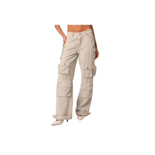 Edikted OVERSIZED Boyfriend Cargo Jeans Cargo Pants Women's