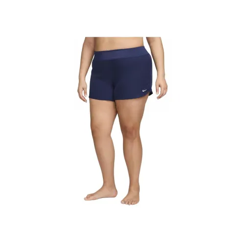 nike Твердый Элемент Женские Board Шорты Плавки Женские Полночь Морской синий