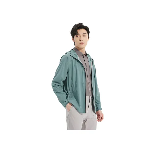 LESS IS MORE Куртки Пальто Мужской Озерный Зеленый