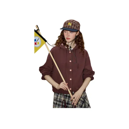 Coolhut Красный кофе Женские куртки