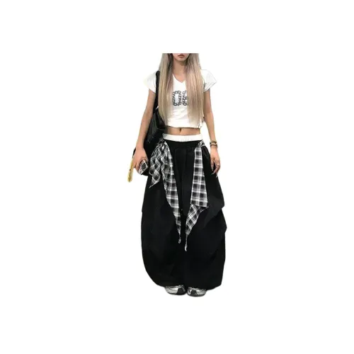 BQERTY Черные Женские Повседневные Штаны