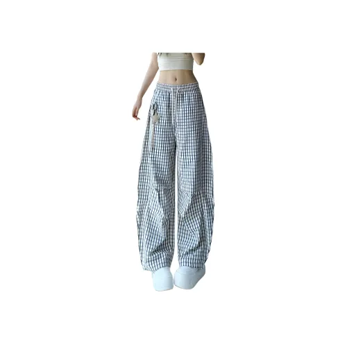 OMOIDAS Blue Women's Casual Pants OMOIDAS Синий Женские Повседневные Брюки