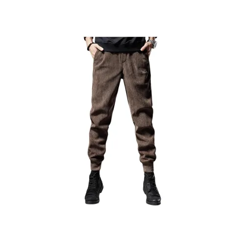 SLLAVIF CAMEL Мужские Повседневные Брюки