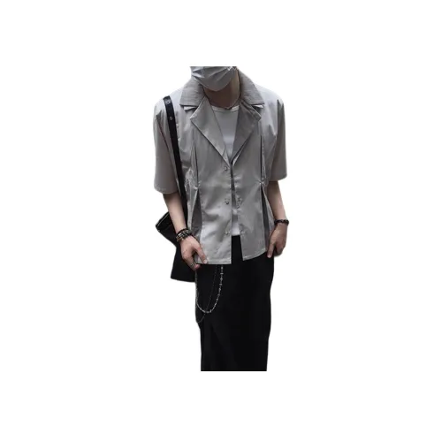 TUOFEI Хаки Унисекс Рубашки