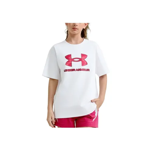 Under Armour Белая школьная футболка