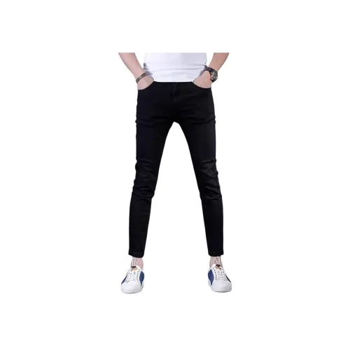 CHENYING Черные Мужские Джинсы