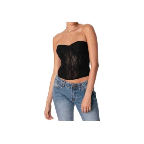 Edikted Cartia Кружево CORSET Без бретелей Топ Женские