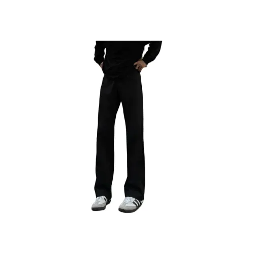 TANGQI Черные унисекс костюмные брюки