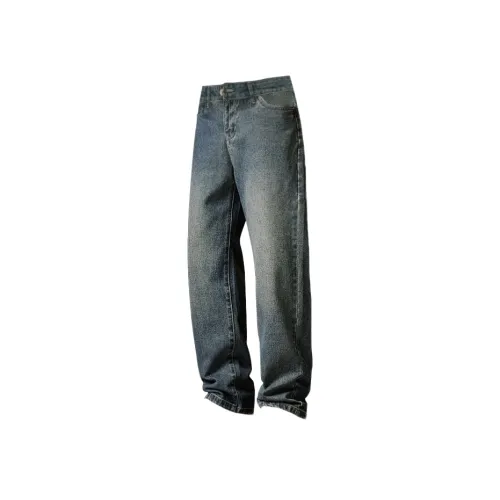 JEEP Винтажные синие мужские джинсы