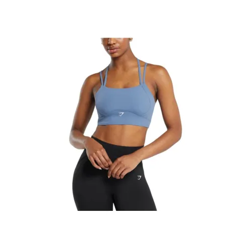 GYMSHARK Синие Женские Майки