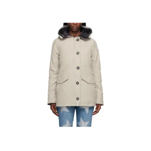 Canada Goose Куртки Пальто Женские Бежевые