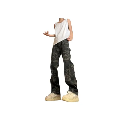 FOREVER 21 2614 Камуфляж Унисекс Джинсы