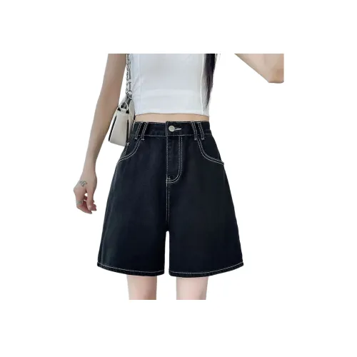 ZXBY Черные Женские Джинсовые Шорты