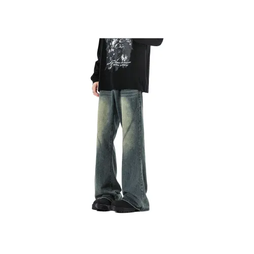 POLAR BEAR Джинсы Унисекс Винтаж Синий