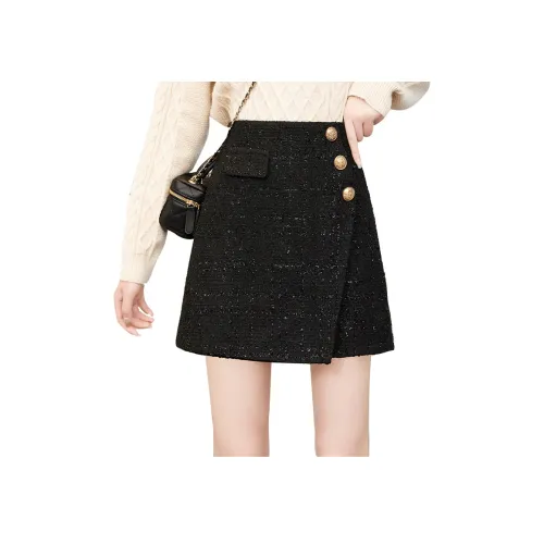 TOUCH Повседневные короткие юбки Женские Черный