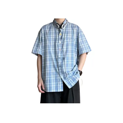 GANGZAI Короткий рукав рубашка унисекс