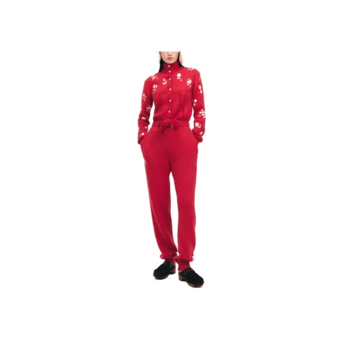 CHANEL NEIGE Ski Series Red Женские Комбинезоны