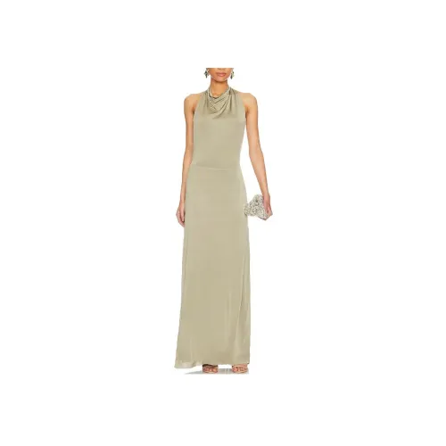 BEC+BRIDGE Без рукавов Платье Женское Шалфейно-зеленый