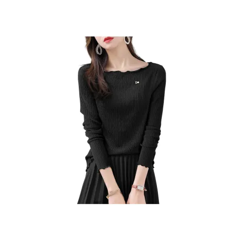 Mo Han Yi Mei T Рубашка Женская Черная