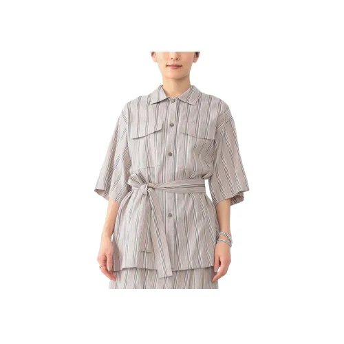 Beams Серые Женские Рубашки