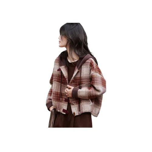 Still quiet Красный Женские Куртки