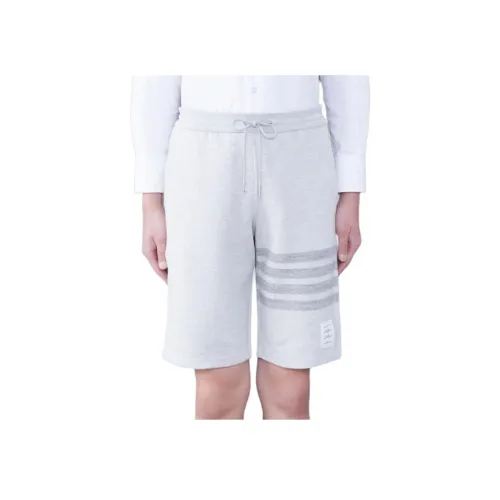 THOM BROWNE Light Gray Men's Casual Shorts  
THOM BROWNE Светло-серые мужские повседневные шорты