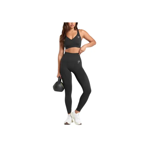 GYMSHARK Черные Женские Спортивные Брюки