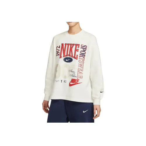 NIKE Бежевые Женские Свитшоты